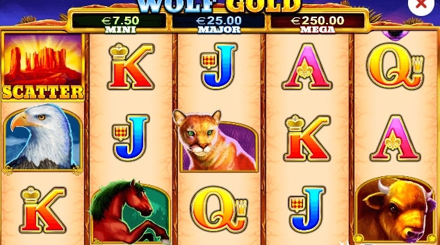 オンライン スロットWolf Gold
